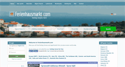 Desktop Screenshot of ferienhausmarkt.com